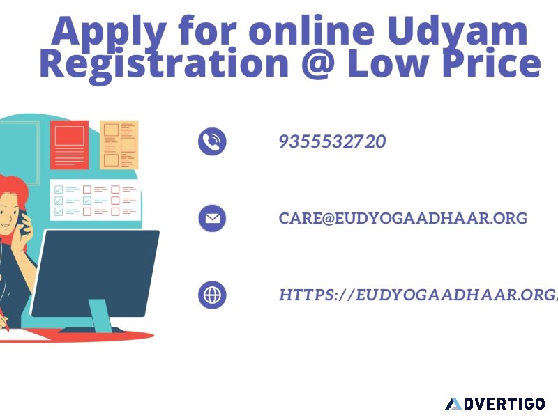 Apply for online udyam registration