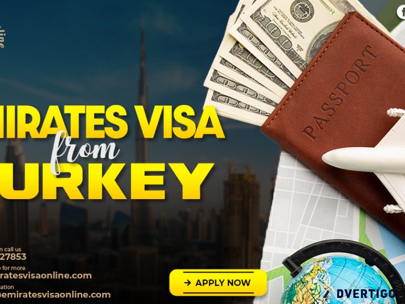 Apply dubai visa from turkey and get visa within a few steps