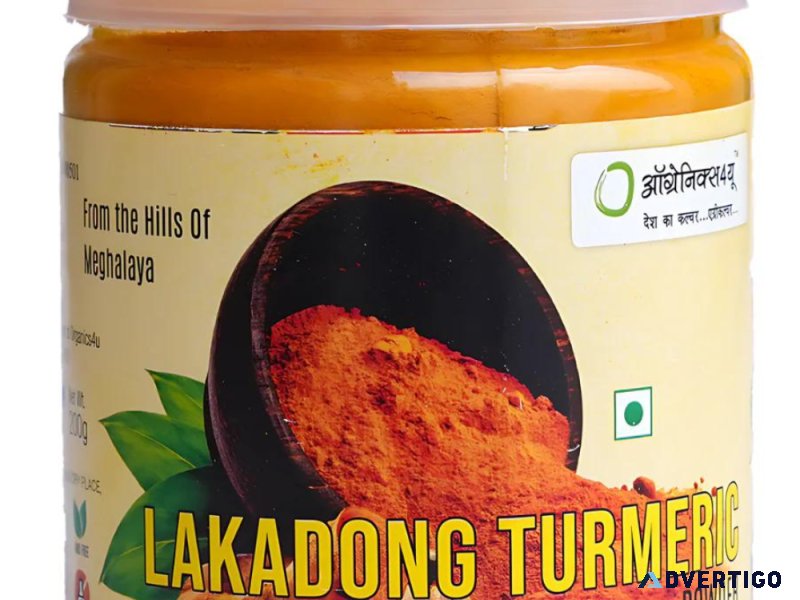 Lakadong turmeric powder - sourced from meghalaya