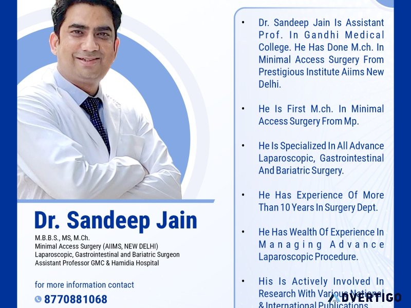 Best laparoscopic surgeon in bhopal - dr sandeep jain