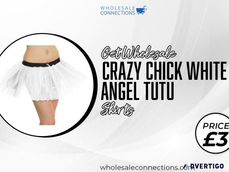 Get Wholesale Crazy Chick White Angel Tutu Skirts