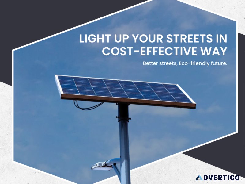 Outdoor solar street lights: brighten your outdoor ambiance