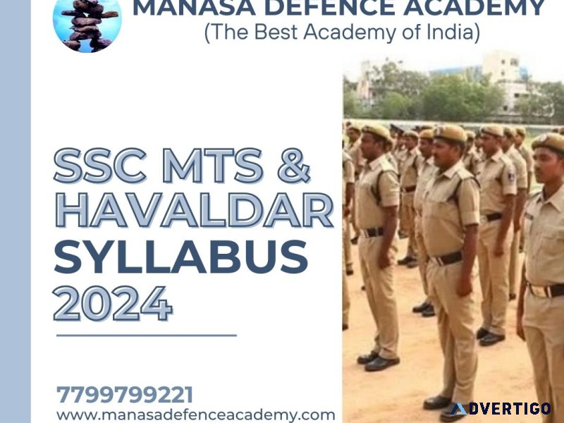 Ssc mts & havaldar syllabus 2024