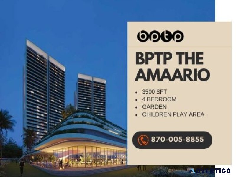 Bptp the amaario sector 37d gurgaon