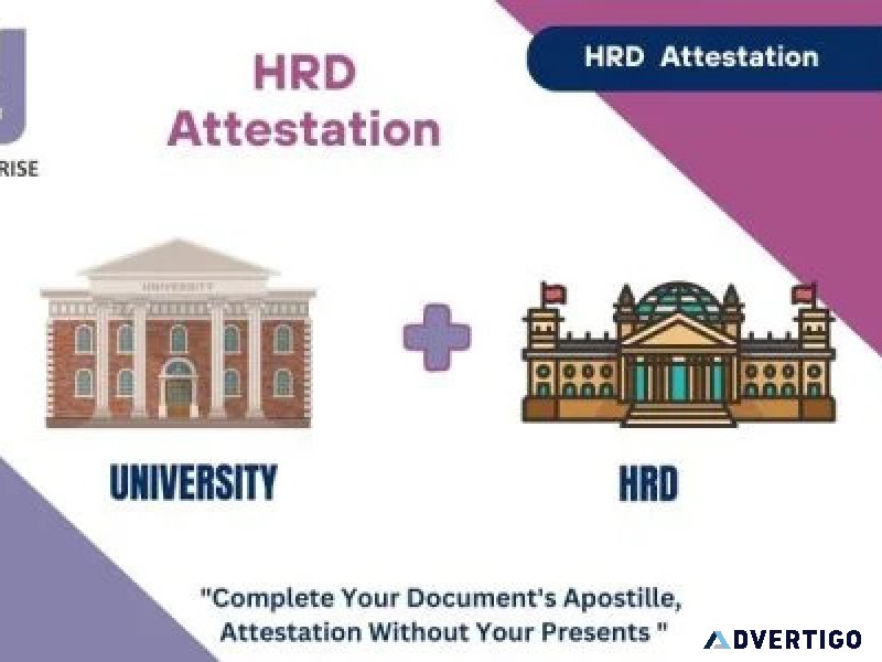 Hrd attestation of degree certificate in mumbai