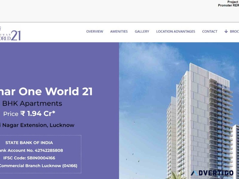 Shalimar one world 21 - new launch project lucknow