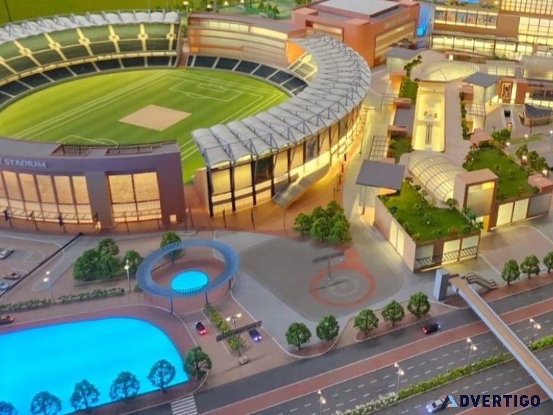 Commercial spaces and sports complex in omaxe dwarka