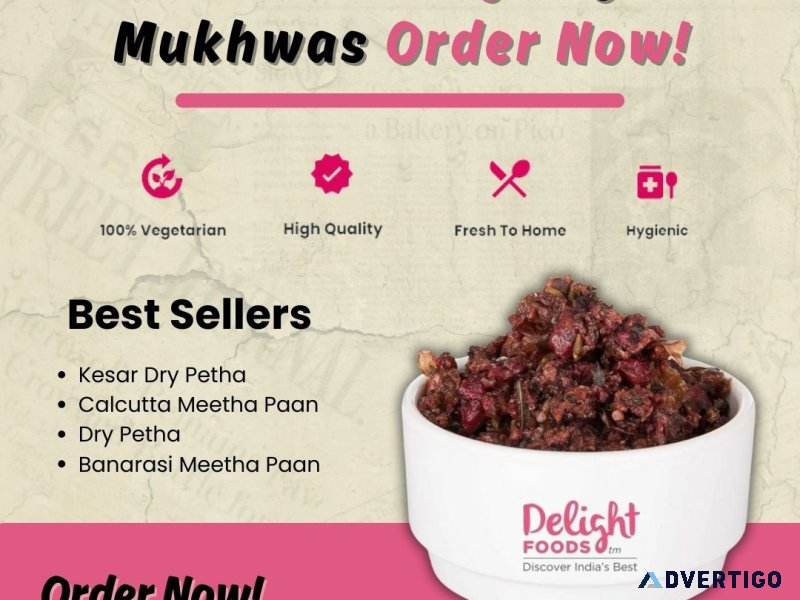 Get best quality dry pan mukhwas order now