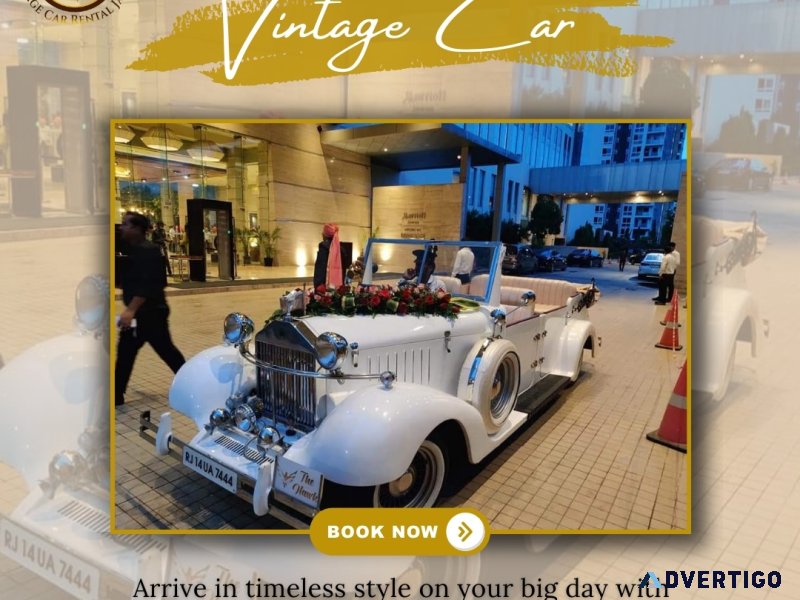 Vintage car hire in jaipur