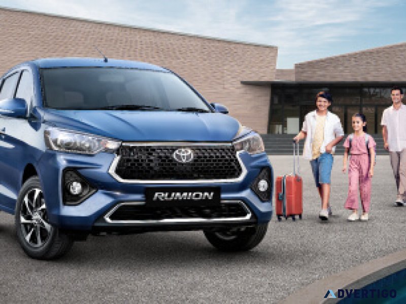 Toyota rumion - price, features, and mileage