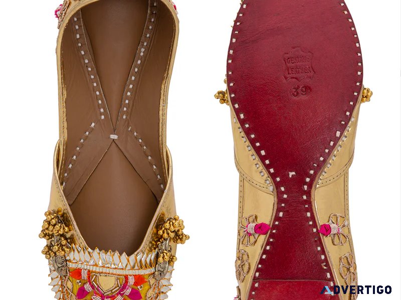 Buy punjabi jutti online - handcrafted footwear | 5 elements