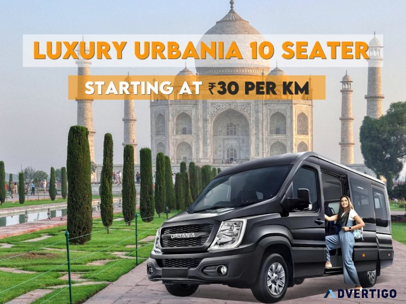 Luxury urbania 10 seater rental