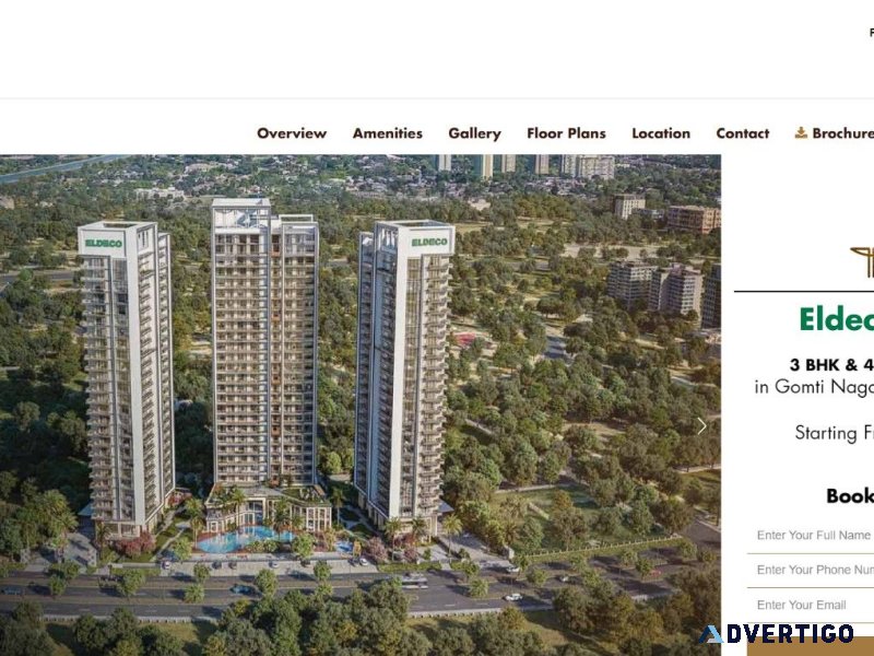 Eldeco trinity - 3 & 4 bhk apartments in gomti nagar lucknow