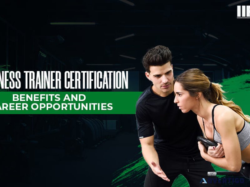 Become a certified fitness trainer and inspire others