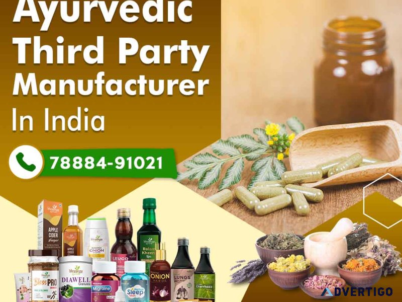 Best ayurvedic third party manufacturer in india