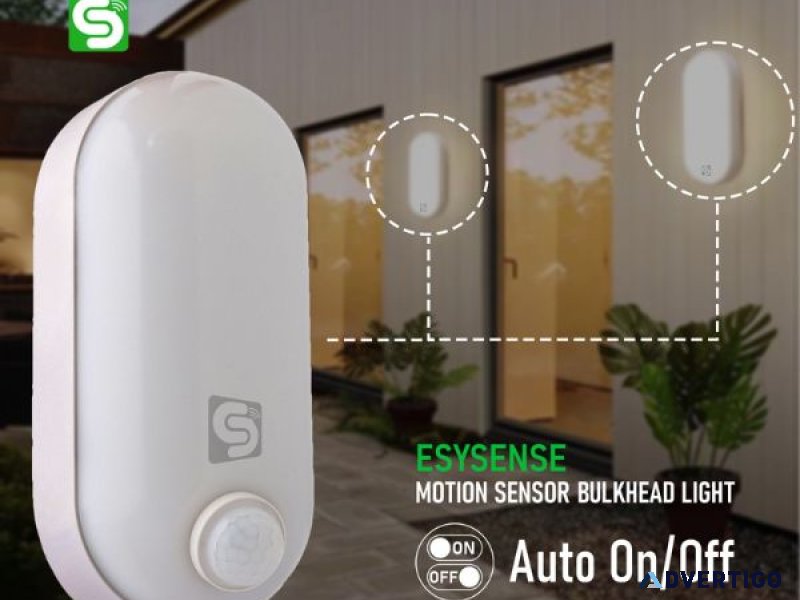 Motion sensor led bulkhead light