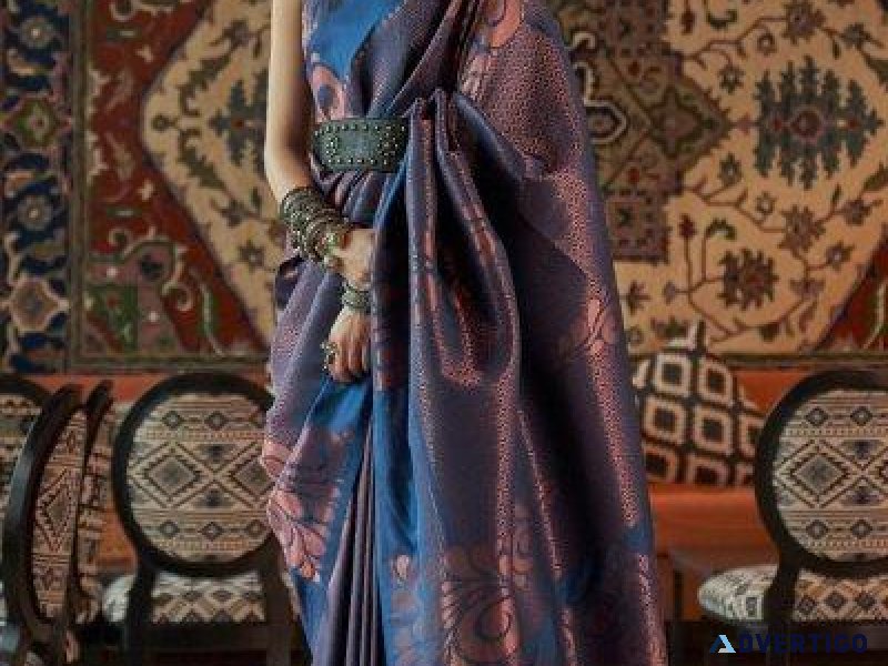 Designer Range Of Blue Sarees