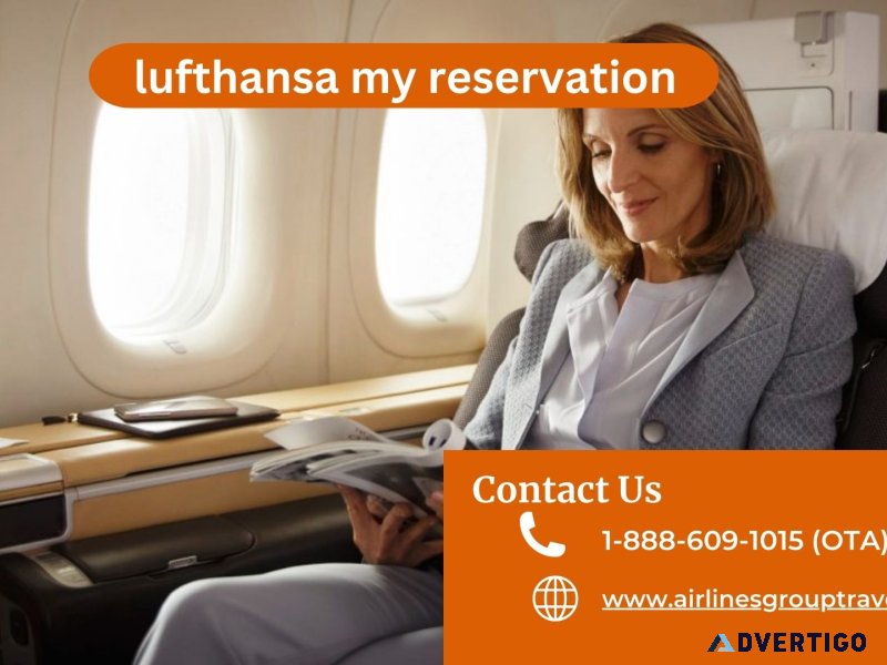 How to contact lufthansa for my reservations ?