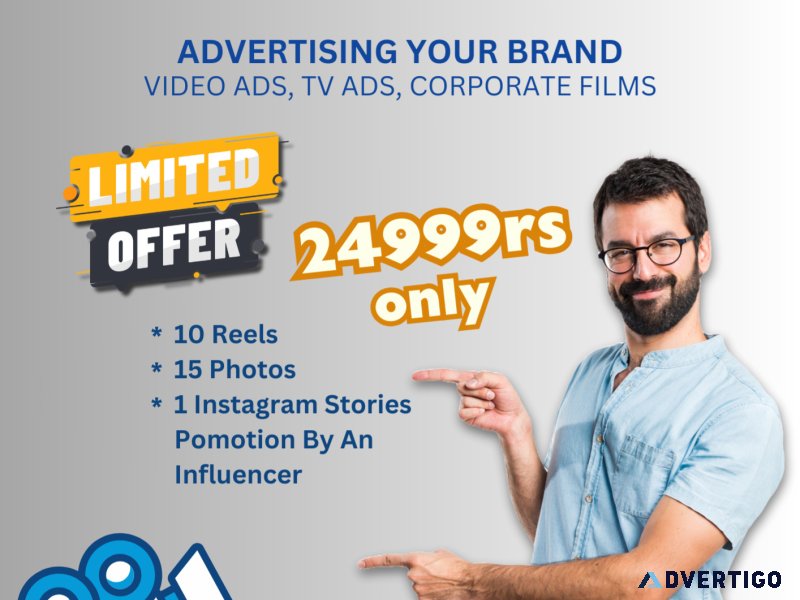 Professional ad shoot for your business