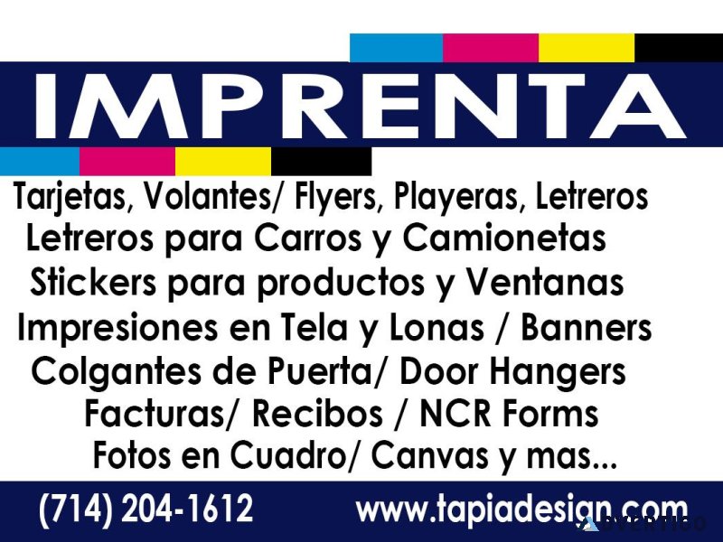 Imprenta de Tarjetas de Limpieza en Orange County CA