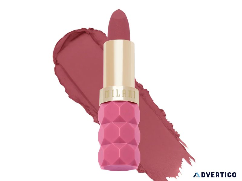 Buy milani color fetish matte lipstick online at hok makeup