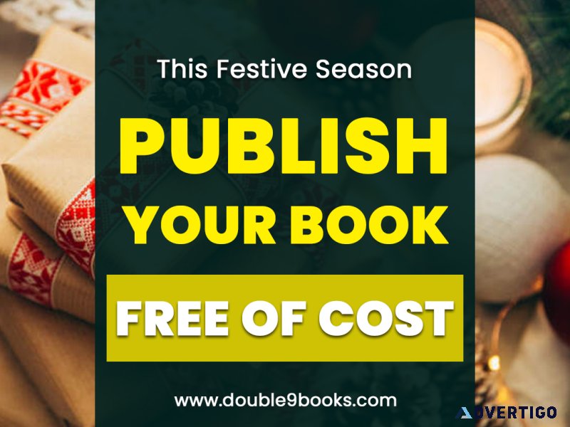 Publish your book free of cost in this festive