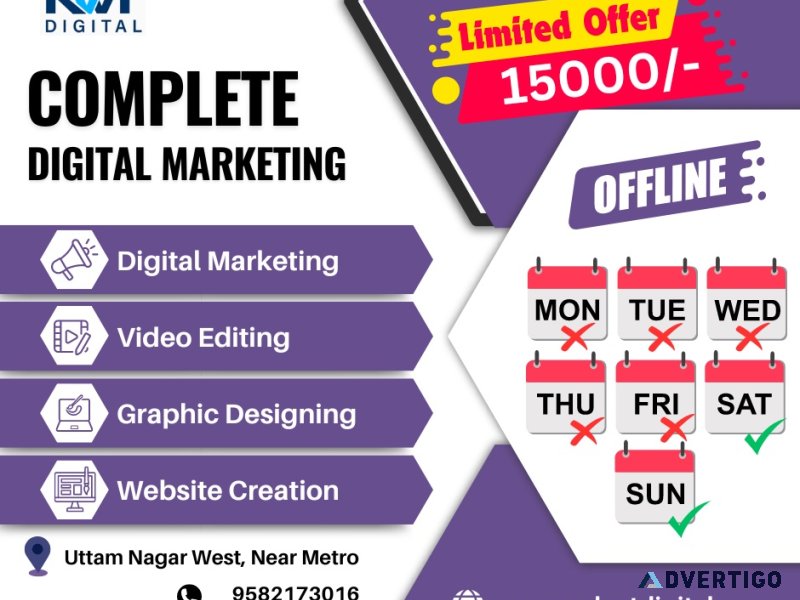 Learn digital marketing course in uttam nagar Delhi