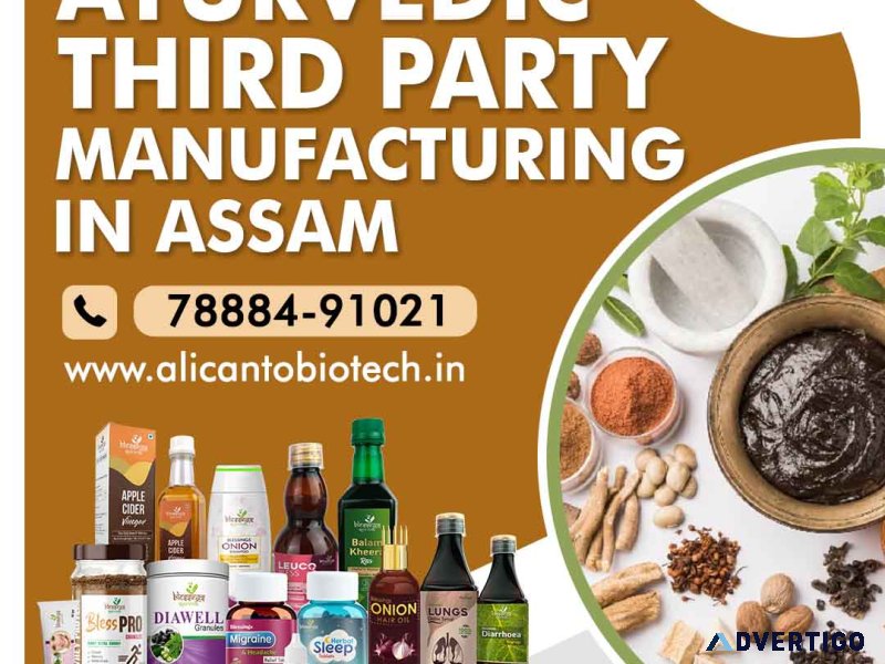 Ayurvedic third party manufacturing in assam