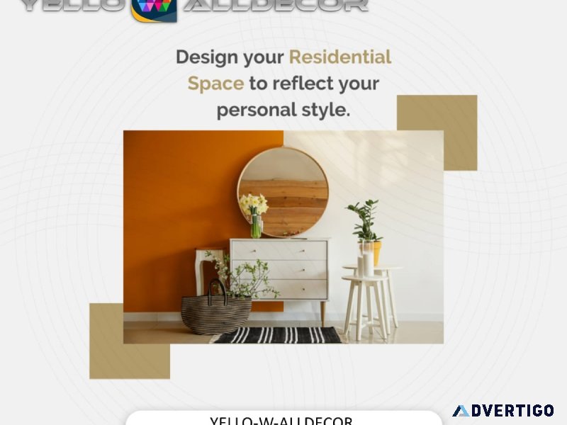 Design your residential yello-w-alldecor