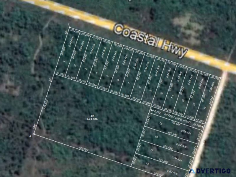 Large residential lots for sale