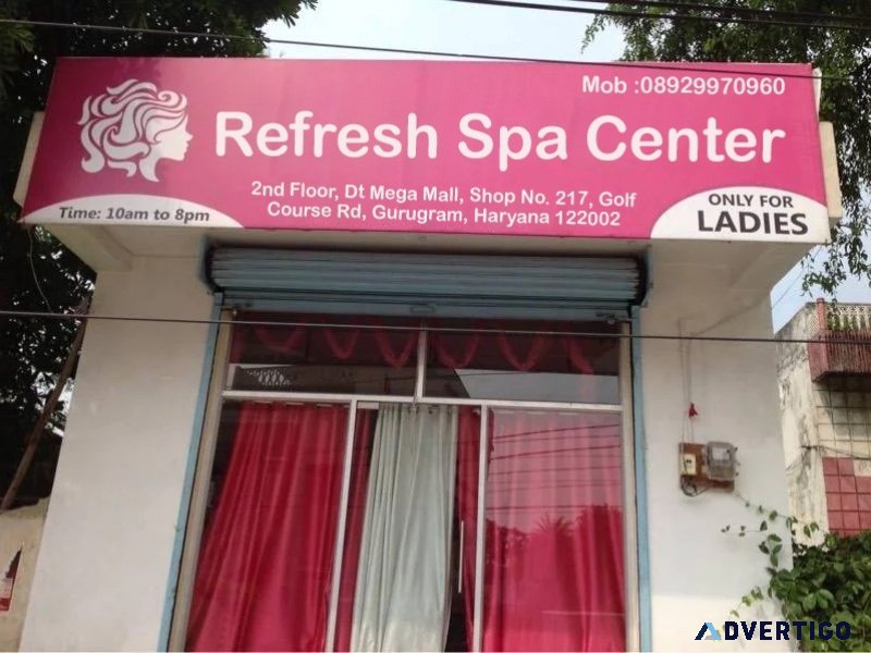 Feel rejuvenate at refresh spa center in gurugram