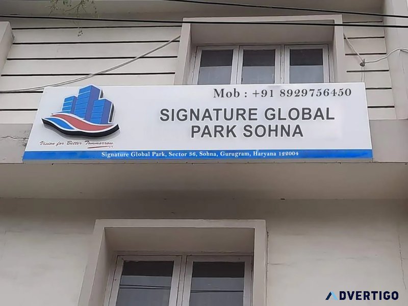 Signature global park sohna