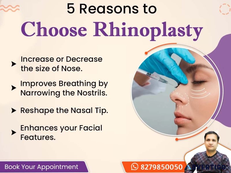 Rhinoplasty surgery in ncr