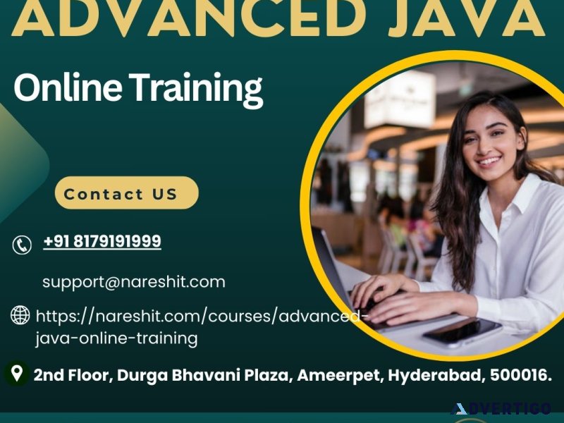 Best advanced java online training in 2024