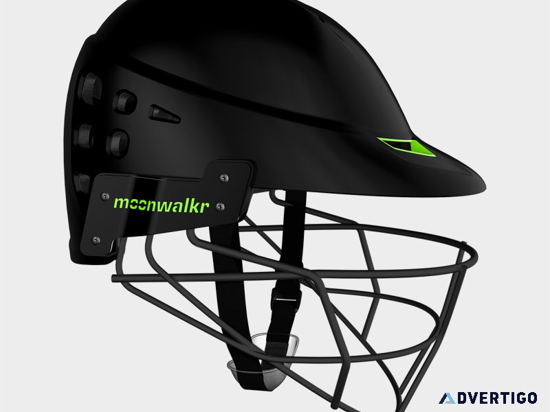 Cricket helmet: moonwalkr