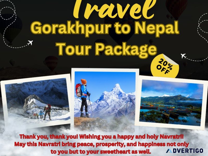 Gorakhpur to nepal tour package