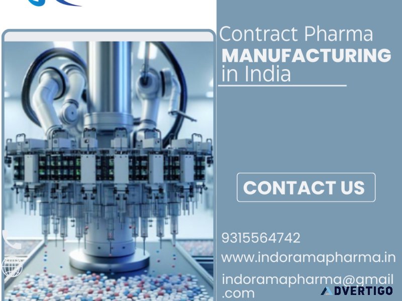 Contract pharma manufacturing in india