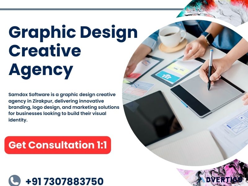 Graphic design creative agency samdox software in zirakpur