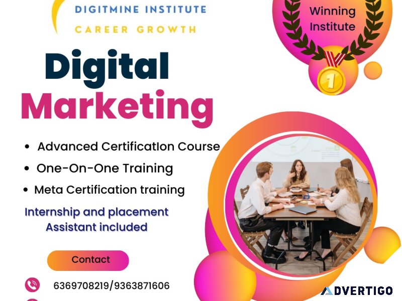 Digital marketing certification - digitmine institute