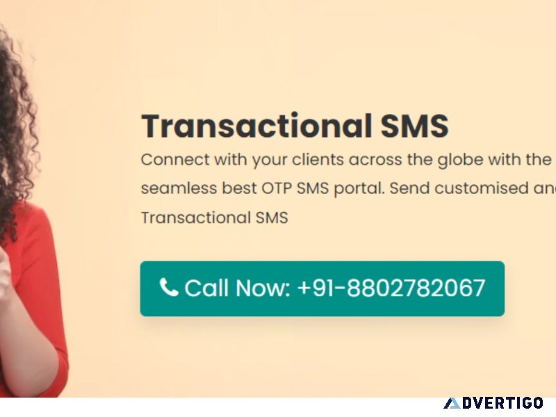 Transactional sms services to enhance customer trust