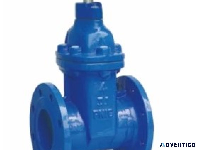 Non-rising stem resilient seated gate valve