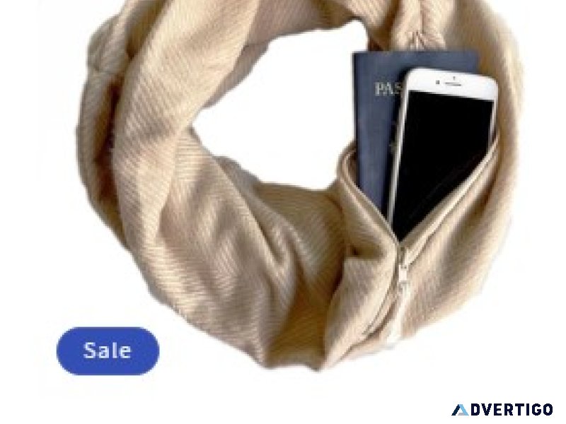 Fashion meets function: secure with shold it pocket scarves