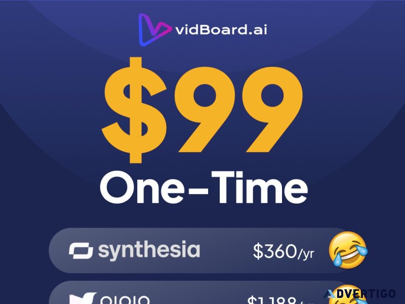 Limited-time black friday offer: get vidboard for $99