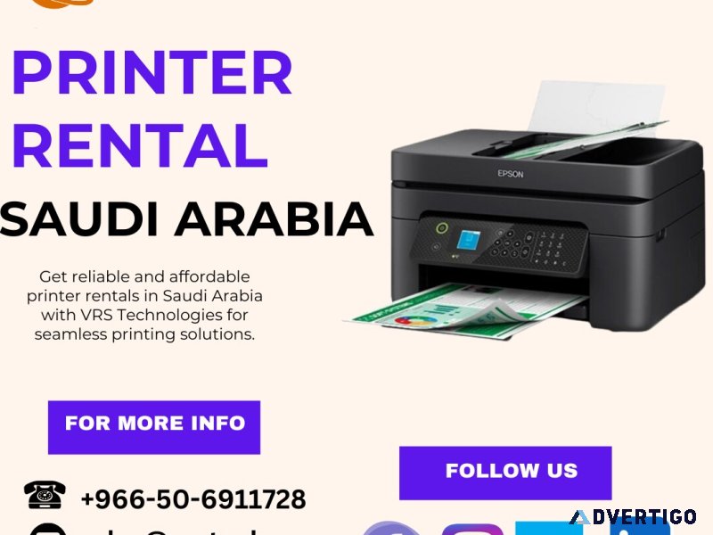 How to select the best printer rental service in saudi arabia?