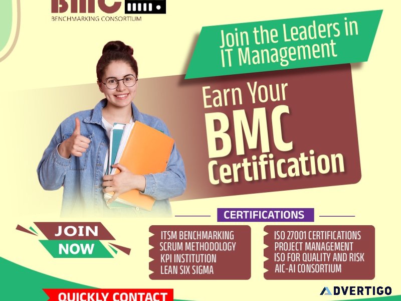 Bmc certifications - bmc certificate in saudi arabia