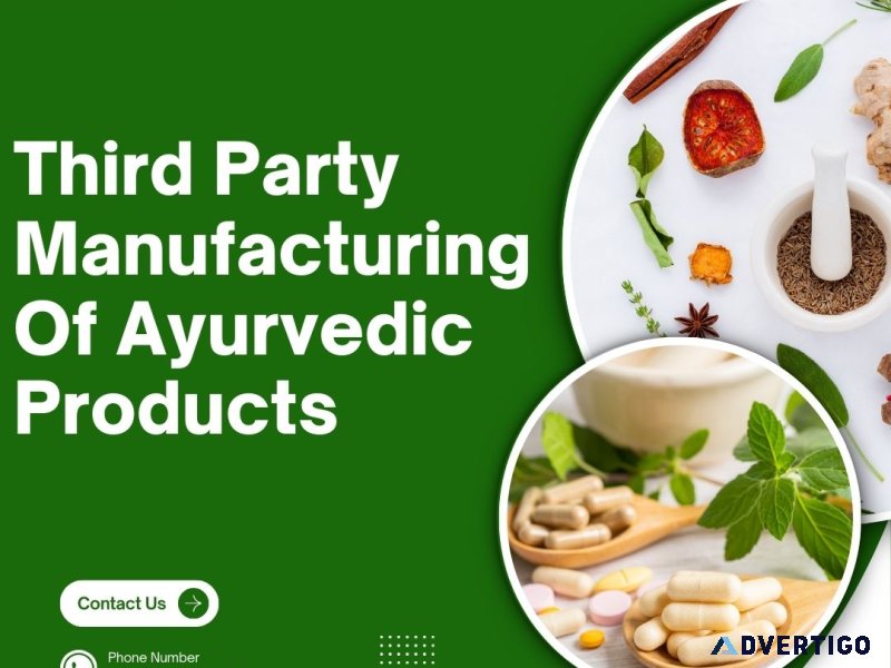 Third party manufacturing of ayurvedic products