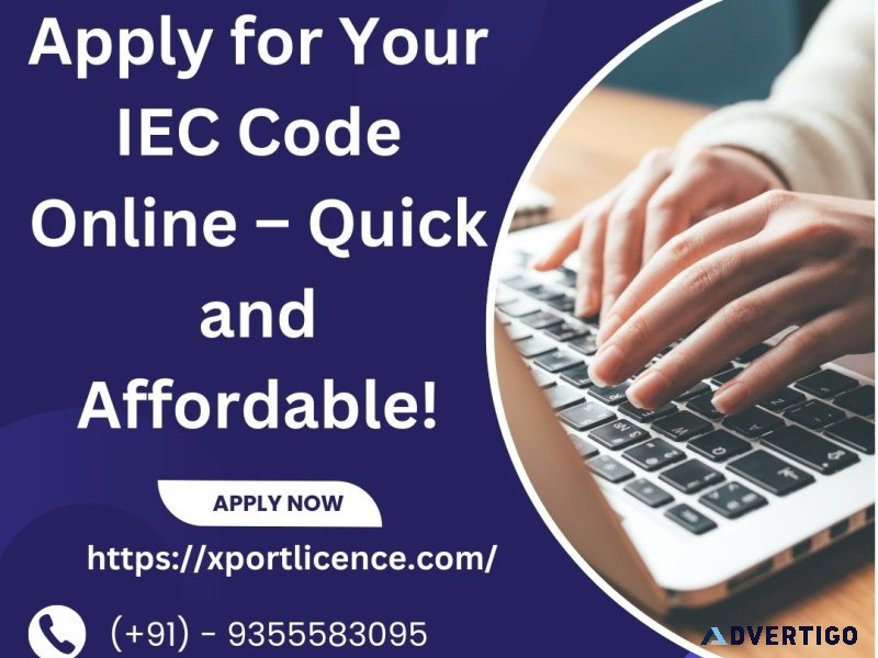 Apply for your iec code online – quick and affordable