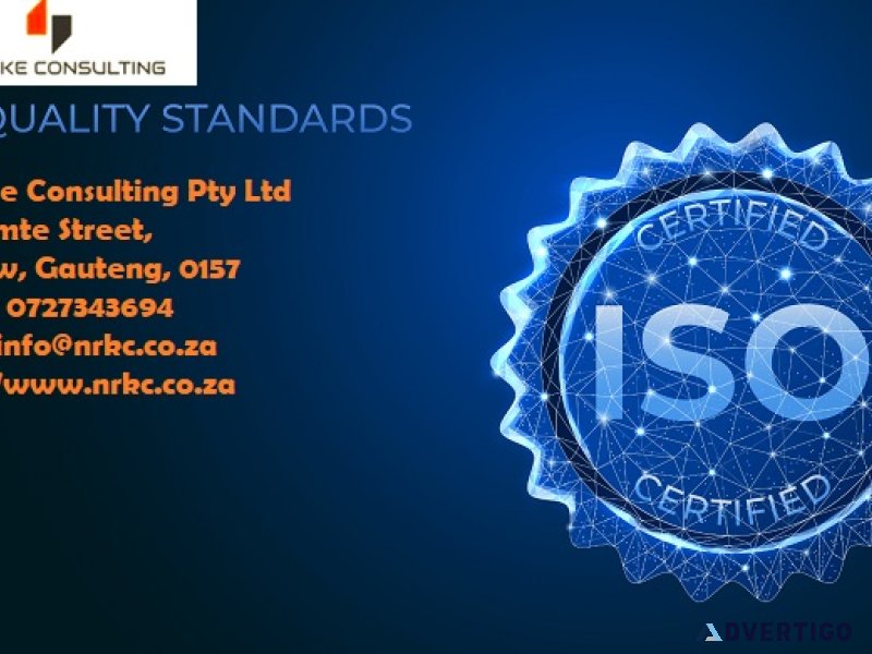 Iso certificate consulting agency pretoria