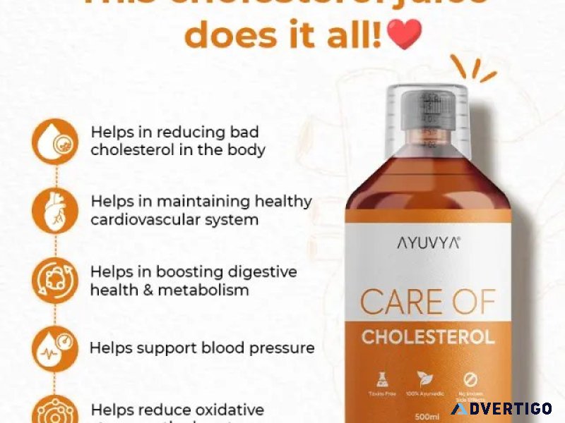 Ayuvya care of cholesterol juice combo | 1000ml