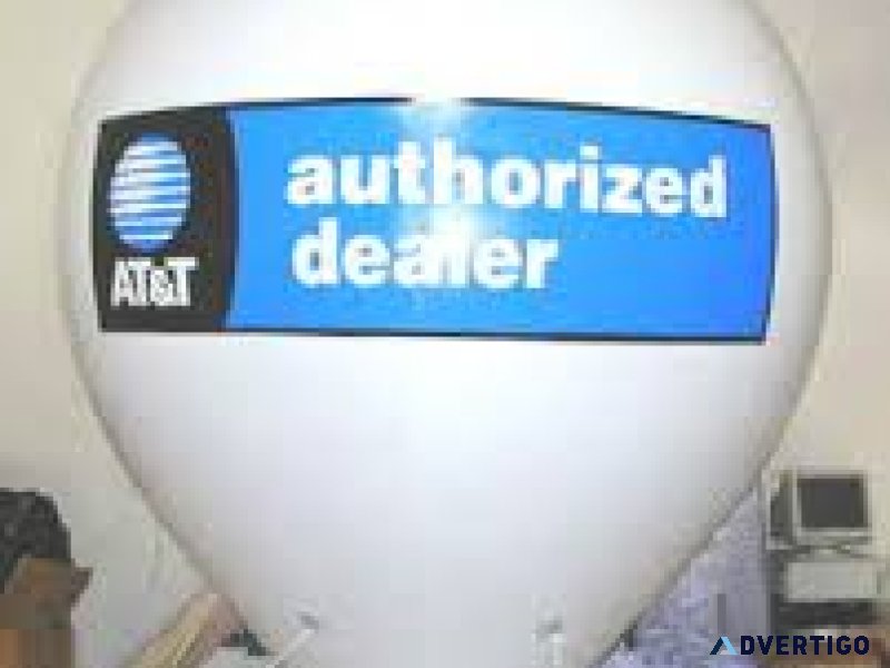 Giant refillable advertising balloons